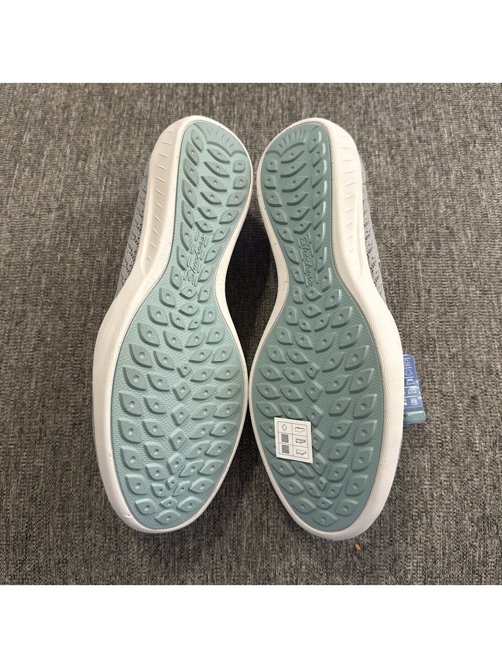 Skechers Women’s 10 Gray Newbury St Preppy Gal Gray Walking Slip On New In Box - Picture 7 of 14